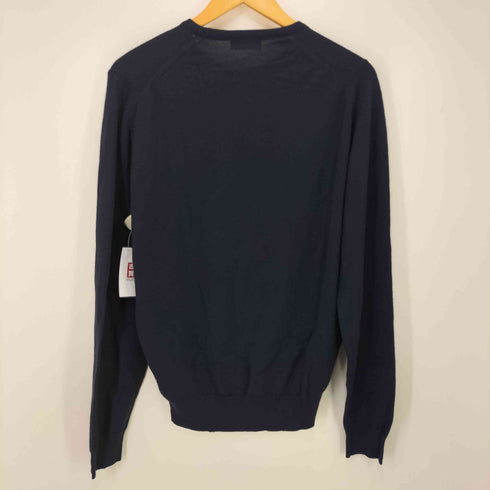 ジョンスメドレー JOHN SMEDLEY イギリス製 メリノウールクルーネックニット メンズ import:L