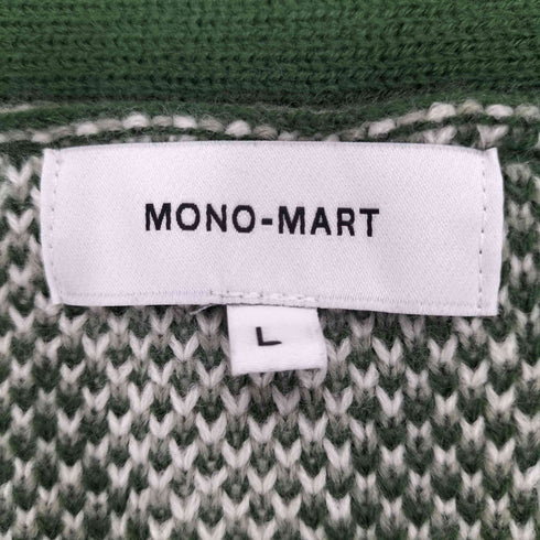 モノマート MONO-MART オーバーサイズアーガイルカーディガン メンズ L