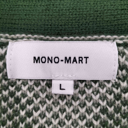 モノマート MONO-MART オーバーサイズアーガイルカーディガン メンズ L