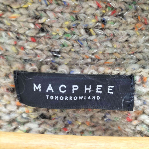 トゥモローランドマカフィー tomorrowland macphee LAMBS CASHMERE Vネックプルオーバー レディース JPN:S