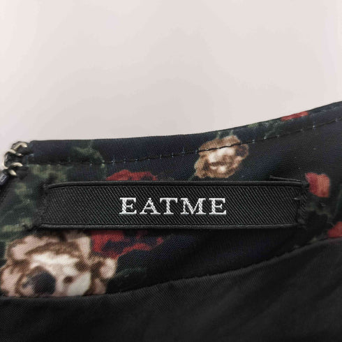 イートミー EATME クロスネックフラワープリントワンピース レディース JPN:1