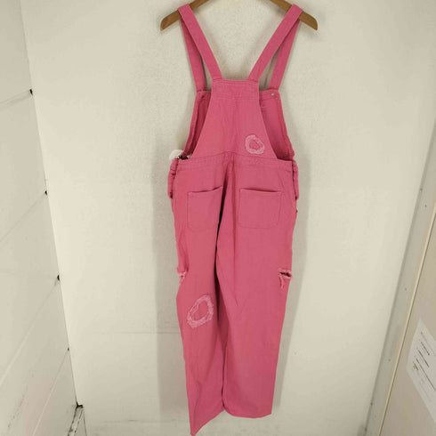 JOOD PERE FASHIONSTO ダメージ加工オーバーオール レディース M