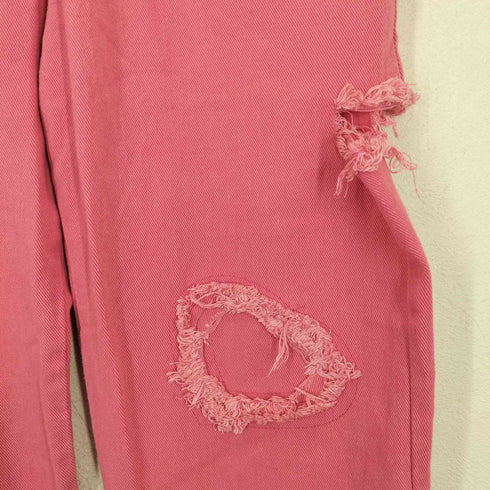 JOOD PERE FASHIONSTO ダメージ加工オーバーオール レディース M
