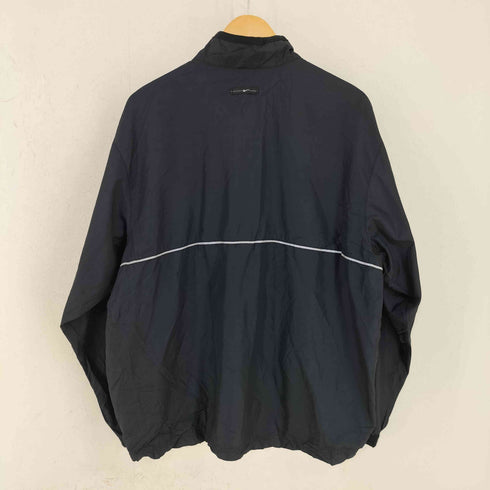 ナイキ NIKE 00s 2001 ロゴ刺繍ハーフジップシェルジャケット リフレクター メンズ JPN:L