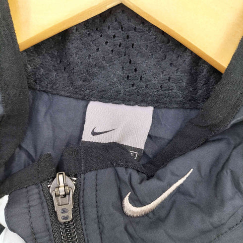 ナイキ NIKE 00s 2001 ロゴ刺繍ハーフジップシェルジャケット リフレクター メンズ JPN:L