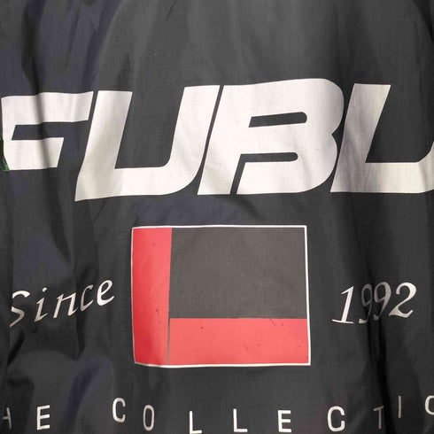 フブ FUBU ロゴ刺繍 背面プリント リバーシブル ダウンジャケット メンズ import:L