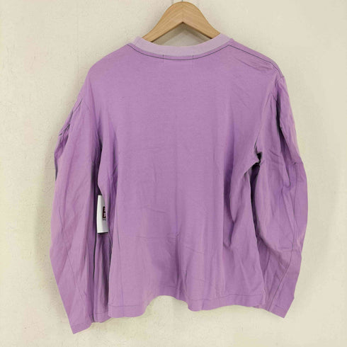 トーガアーカイブス TOGA ARCHIVES コットンクルーネックカットソー ロングスリーブTシャツ レディース JPN:36