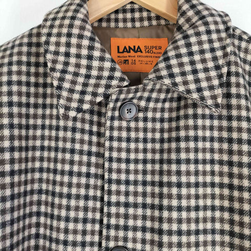 ジャーナルスタンダードレリューム JOURNAL STANDARD relume LANA WOOL 140S ステンカラーコート メンズ JPN:XL