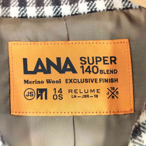 ジャーナルスタンダードレリューム JOURNAL STANDARD relume LANA WOOL 140S ステンカラーコート メンズ JPN:XL