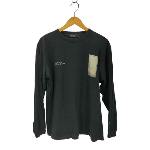 アンダーカバー UNDERCOVER 22SS the hatch Faith In Genome バンド プリント クルーネック 長袖バンドTシャツ メンズ xl