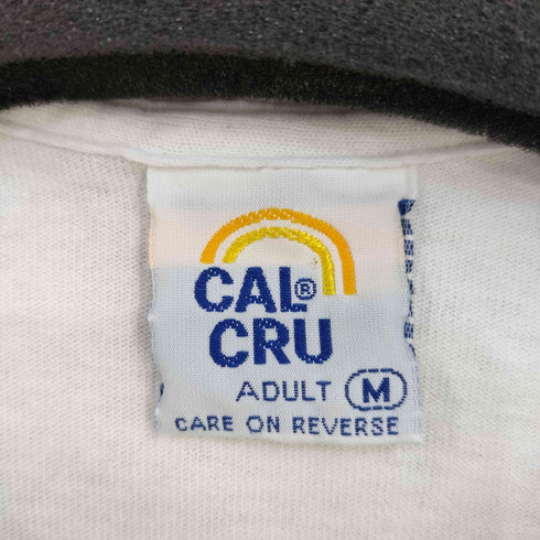 カルクルー Cal Cru MADE IN USA 虎プリントTシャツ Game Park Safari @HABITAT'91 メンズ import:M