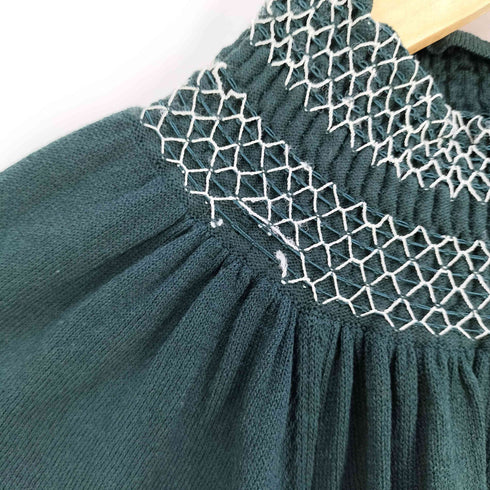 ザラ ZARA 刺繍デザイン ハイネック ニット レディース import:L
