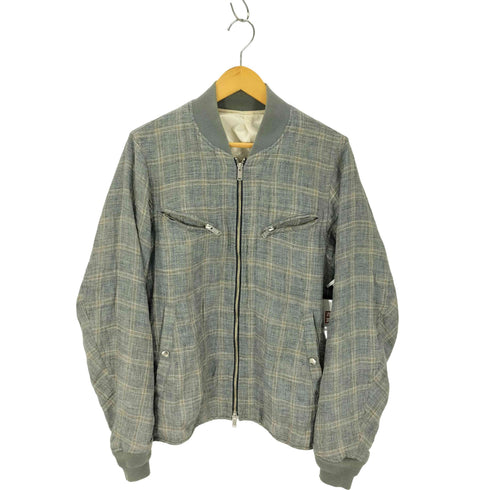 アンダーカバー UNDERCOVER タータンチェック柄 ブルゾン ダブルジップ メンズ