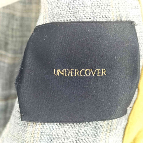 アンダーカバー UNDERCOVER タータンチェック柄 ブルゾン ダブルジップ メンズ