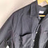 コムデギャルソンオム COMME des GARCONS HOMME 98AW 田中オム 銀タグ ステッチデザイン オープンカラーシャツ 貝ボタン メンズ