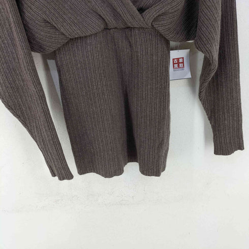 クラネ CLANE レイヤーニットトップス CACHE COEUR LAYER KNIT TOPS BEIGE レディース JPN:1