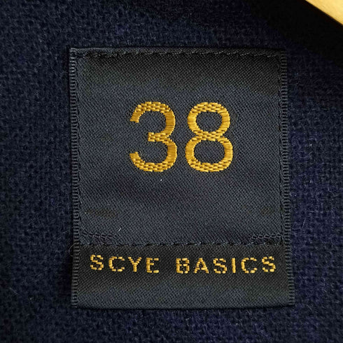 サイベーシックス SCYE BASICS ウールカシミヤ メルトンダッフルコート レディース 38