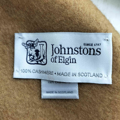 ジョンストンズオブエルガン johnstons of elgin カシミヤ100 大判マフラー レディース