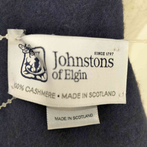 ジョンストンズオブエルガン johnstons of elgin カシミヤ100 大判マフラー レディース
