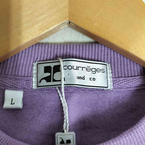 クレージュ courreges ロゴ刺繍 クルーネックスウェット レディース JPN:L