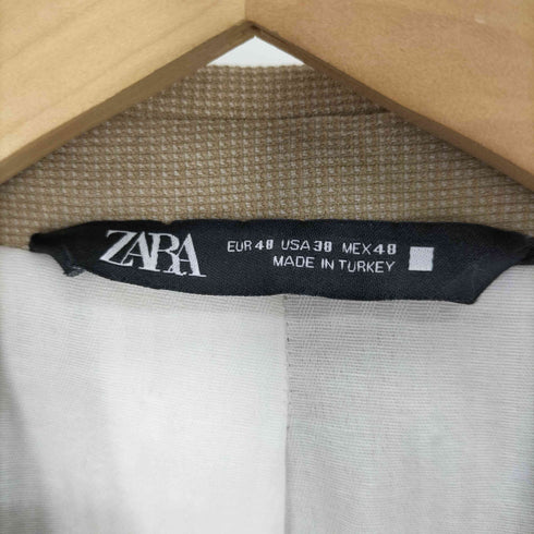 ザラ ZARA レーヨン混 1B テーラード ジャケット メンズ EUR:48