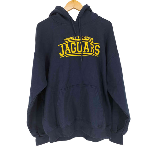 ギルダン GILDAN RUDNEY THOMPSON JAGUARS フロントプリントプルオーバーパーカー メンズ JPN:L