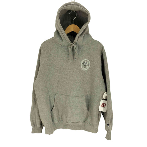 イストクンスト ISTKUNST LOGO & SMILEY HOODIE イストクンスト ロゴ アンド スマイリー フーディー プルオーバー パーカー 韓国 メンズ import:M