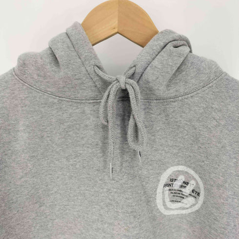 イストクンスト ISTKUNST LOGO & SMILEY HOODIE イストクンスト ロゴ アンド スマイリー フーディー プルオーバー パーカー 韓国 メンズ import:M