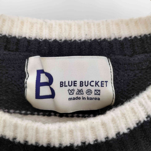 ブルーバケット BLUE BUCKET ボーダー シャギー ニット セーター 韓国 メンズ