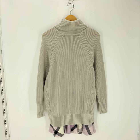 ブルーレーベルクレストブリッジ BLUE LABEL CRESTBRIDGE チェックキャミ ニットワンピース セット レディース 38