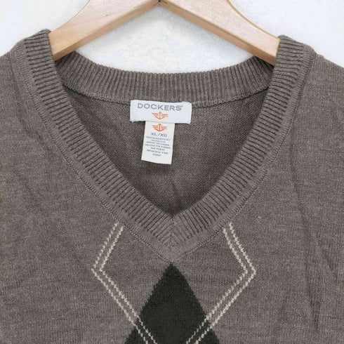 ドッカーズ DOCKERS アーガイル柄ニットベスト メンズ JPN:XL