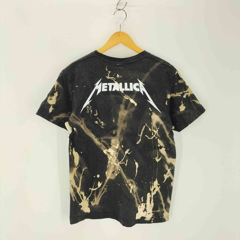 ブリーチ加工 プリントTシャツ メンズ M