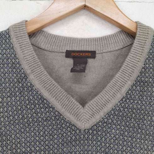 ドッカーズ DOCKERS 総柄ニットベスト メンズ JPN:XL
