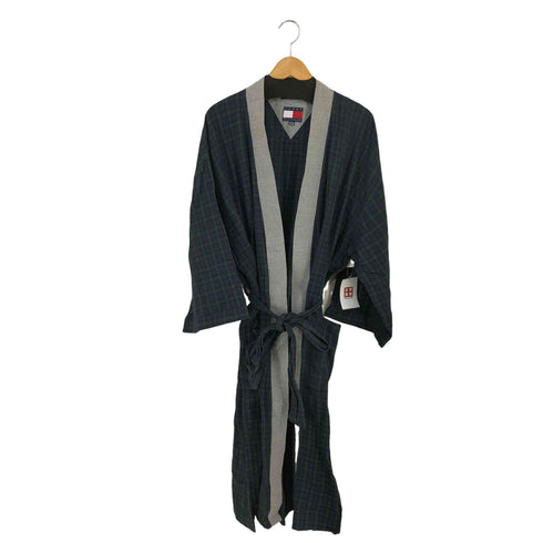 トミーヒルフィガー TOMMY HILFIGER ブラックウォッチ ガウンコート ウエストベルト付き メンズ ONE SIZE