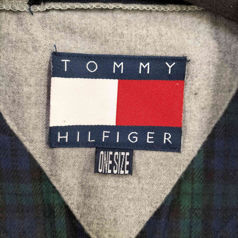 トミーヒルフィガー TOMMY HILFIGER ブラックウォッチ ガウンコート ウエストベルト付き メンズ ONE SIZE