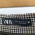 ザラ ZARA レーヨン混 チェック ショート パンツ レディース M