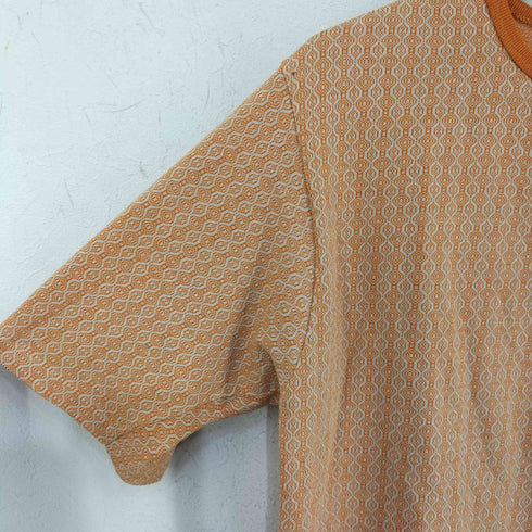 チャンピオン Champion 総柄 バータグ クルーネックTシャツ メンズ