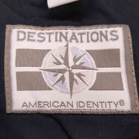 DESTINATIONS ロゴ刺繍Vネックピステ メンズ JPN:L
