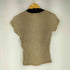 ザラ ZARA WASHED EFFECT RIBBED T-SHIRT レディース US M