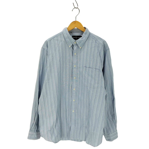 ラルフローレン RALPH LAUREN CLASSIC FIT ストライプボタンダウンシャツ ポニー無 メンズ JPN:XXL