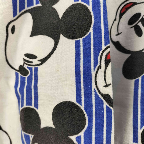90s キャラクター オールオーバープリント ハーフボタンプルオーバー メンズ import:M