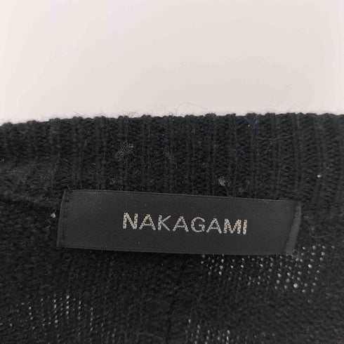 NAKAGAMI 総柄切替 ダメージ加工ニット レディース FREE
