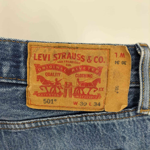 リーバイス Levis 501 ボタン裏 4642 刻印 5ポケット ボタンフライ デニム パンツ メンズ W:30 L:34