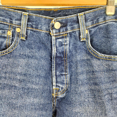 リーバイス Levis 501 ボタン裏 4985 刻印 5ポケット ボタンフライ デニム パンツ メンズ W:30 L:32
