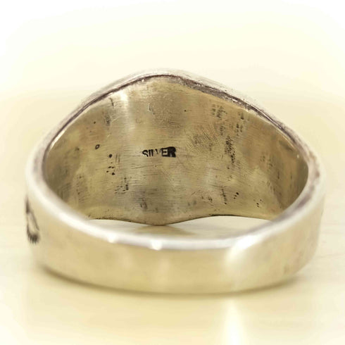 インディアンジュエリー INDIAN JEWELRY 925刻印 ターコイズリング メンズ 24号