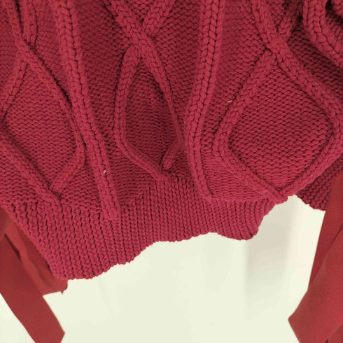 メリージェニー merry jenny 22AW ribbon ribbon knit PO リボン リボン ニット セーター レディース FREE