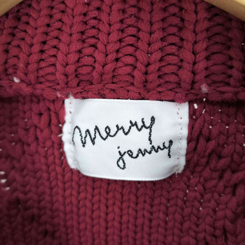 メリージェニー merry jenny 22AW ribbon ribbon knit PO リボン リボン ニット セーター レディース FREE
