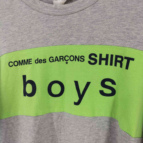 コムデギャルソンシャツ COMME des GARCONS SHIRT boys フロントロゴ ドットデザインL/Sシャツ レディース JPN:M