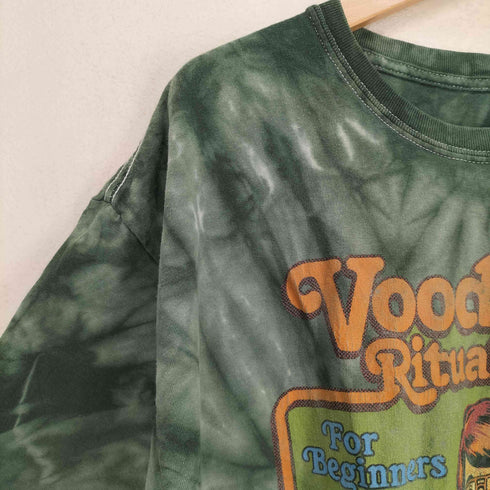 Voodoo Rituals タイダイ柄クルーネックTシャツ メンズ