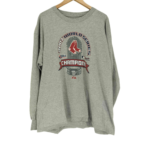 2007 WORLD SERIES CHAMPIONS クルーネックL/S TEE メンズ
